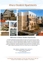 Mobile Screenshot of ithacastudentapartments.com