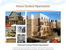 Tablet Screenshot of ithacastudentapartments.com